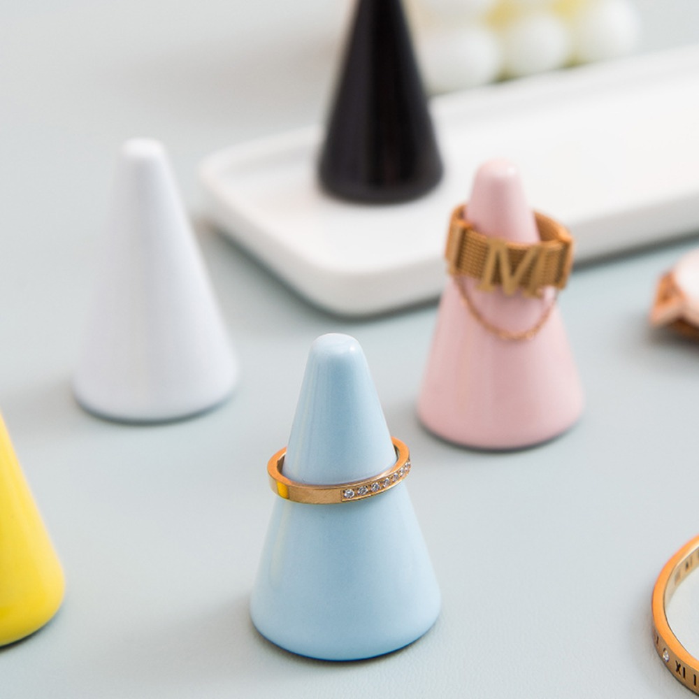 Jewelry Props Finger Shape Org - Ceramic Trinket Dish 评论和价格