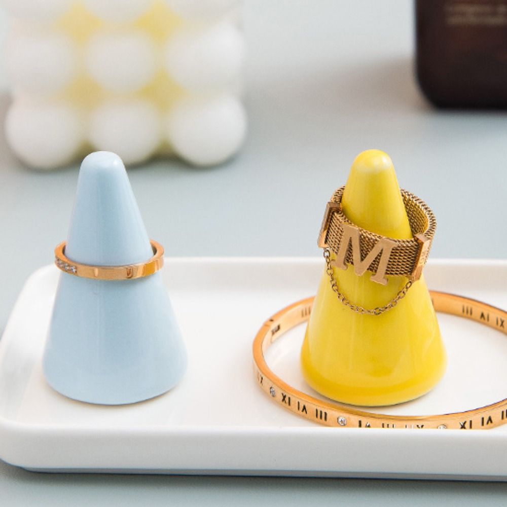 Jewelry Props Finger Shape Org - Ceramic Trinket Dish 评论和价格