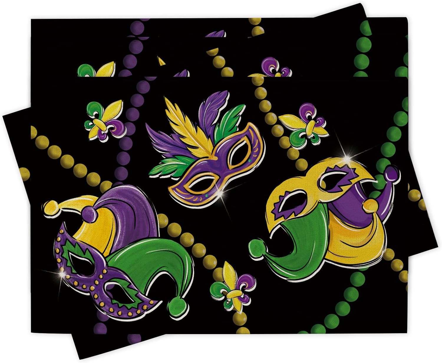 Mardi Gras Alligator Placemats - Home Decor New Orleans 评论和价格