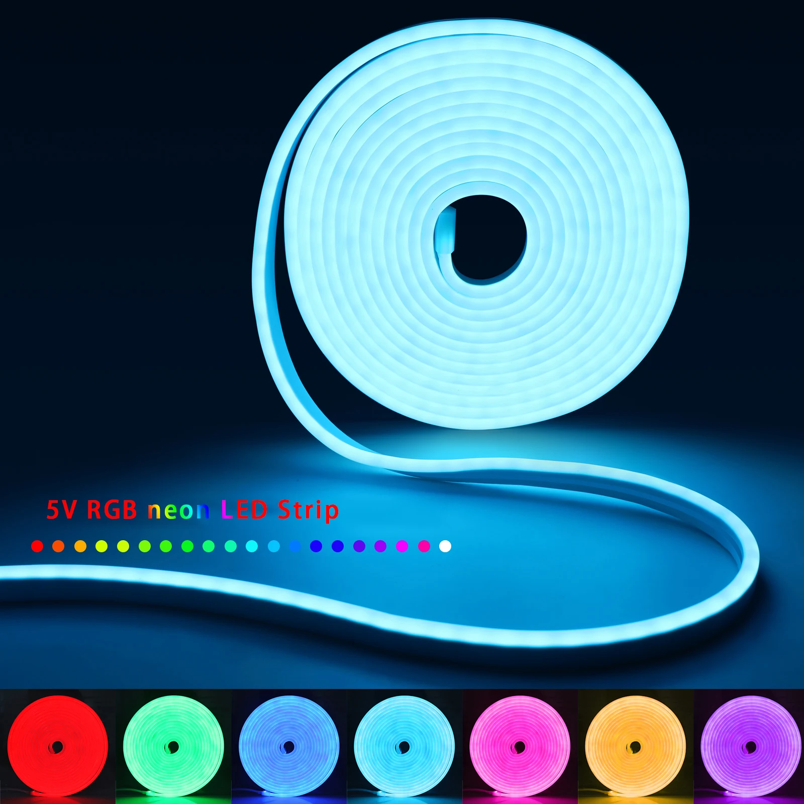 1-5m RGB LED Neon Strip Light  - Home Decor Pinterest 评论和价格